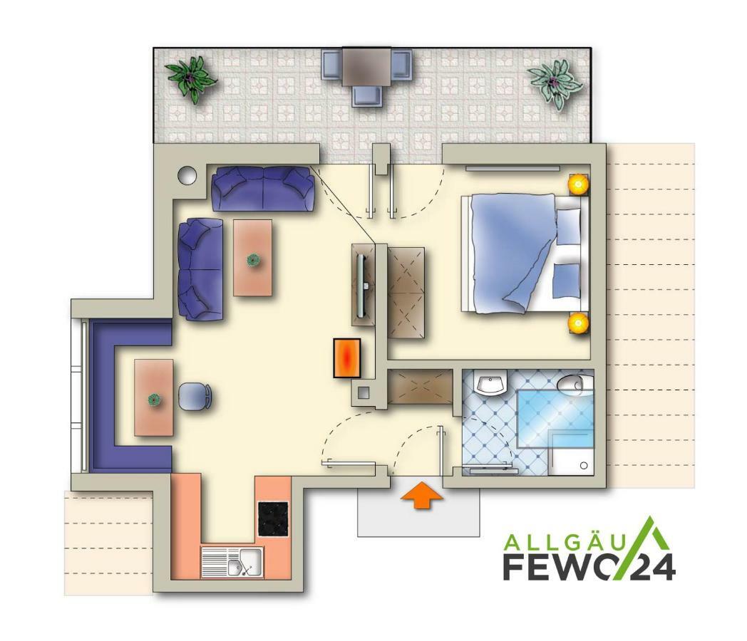 Apartmán Hornerblick Sonthofen Exteriér fotografie